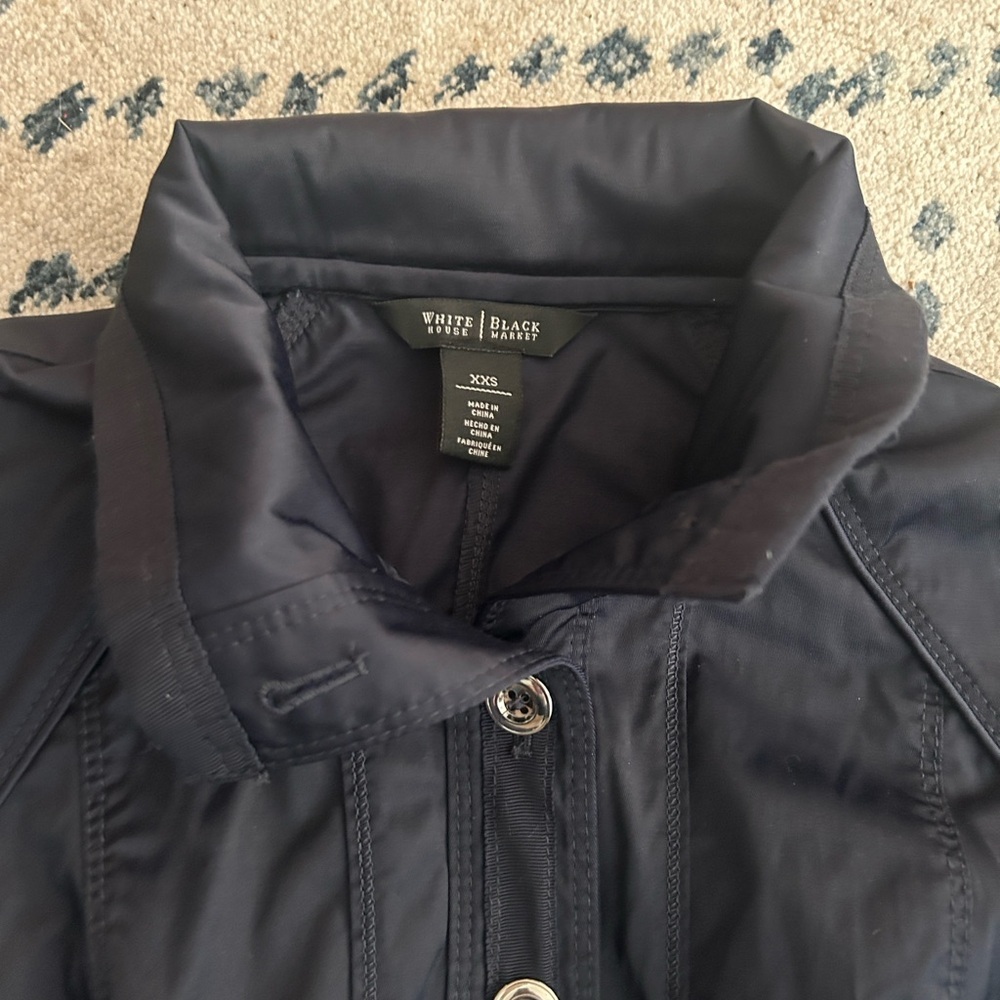 White House Navy Market Black Utility Jacket - Picture 3 of 3
